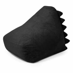 Fekete kordbársony gyerek babzsákfotel Snug 80 Dragon – SLOWDOWN kép