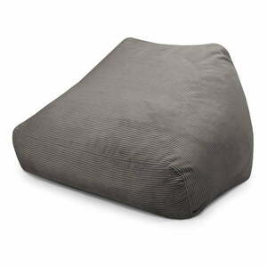 Sötétszürke kordbársony babzsákfotel Sofa Snug – SLOWDOWN kép