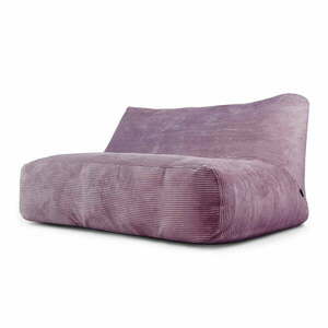 Lila kordbársony babzsákfotel Sofa Tube 160 – SLOWDOWN kép