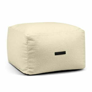 Krémszínű buklé babzsákfotel Softbox MooG – SLOWDOWN kép