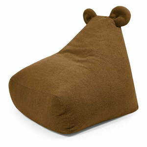 Barna buklé gyerek babzsákfotel Snug 80 Bear – SLOWDOWN kép