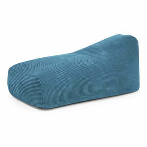Kék kordbársony babzsákfotel Snug 130 – SLOWDOWN kép