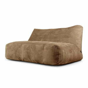 Barna kordbársony babzsákfotel Sofa Tube 160 – SLOWDOWN kép