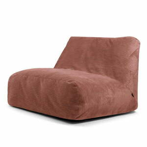 Téglavörös kordbársony babzsákfotel Sofa Tube – SLOWDOWN kép