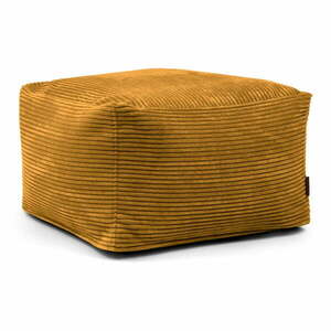 Mustársárga kordbársony babzsákfotel Softbox MooG – SLOWDOWN kép