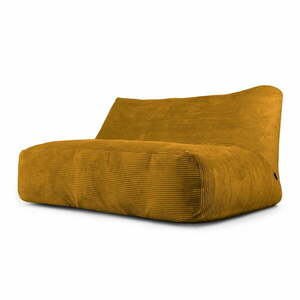 Mustársárga kordbársony babzsákfotel Sofa Tube 160 – SLOWDOWN kép