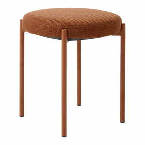 Terrakotta színű fém ülőke Pelican – Unique Furniture kép