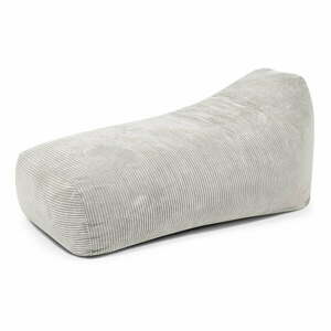 Krémszínű kordbársony babzsákfotel Snug Long 140 – SLOWDOWN kép