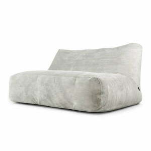 Krémszínű kordbársony babzsákfotel Sofa Tube 160 – SLOWDOWN kép