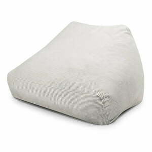 Krémszínű kordbársony babzsákfotel Sofa Snug – SLOWDOWN kép