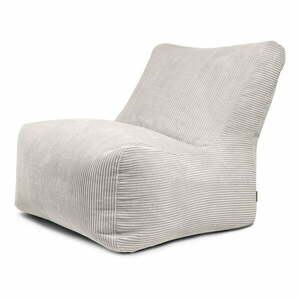 Krémszínű kordbársony babzsákfotel Seat 100 Lounge – SLOWDOWN kép