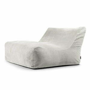 Krémszínű kordbársony babzsákfotel Sofa Lounge – SLOWDOWN kép