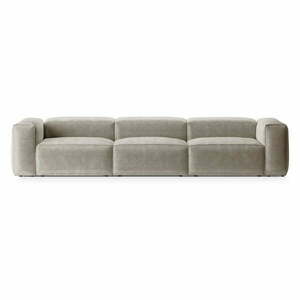Bézs kordbársony kanapé 364 cm Bergano – Cosmopolitan Design kép
