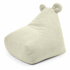 Krémszínű buklé gyerek babzsákfotel Snug 80 Bear – SLOWDOWN kép
