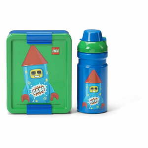 Gyerek uzsonnás doboz palackkal Rocket – LEGO® kép