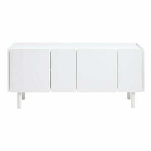 Fehér komód 160x70x45 cm Bera – Unique Furniture kép
