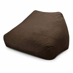 Sötétbarna kordbársony babzsákfotel Sofa Snug – SLOWDOWN kép