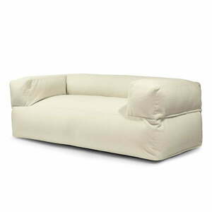 Krémszínű buklé babzsákfotel Sofa MooG – SLOWDOWN kép