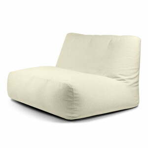 Krémszínű buklé babzsákfotel Sofa Tube – SLOWDOWN kép