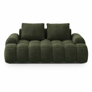 Zöld bársony kanapé 175 cm Linz – Cosmopolitan Design kép
