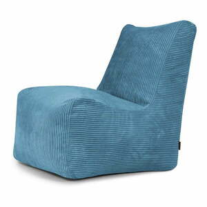Kék kordbársony babzsákfotel Seat Lounge – SLOWDOWN kép