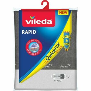 Rapid szürke pamut vasalódeszka huzat - Vileda kép