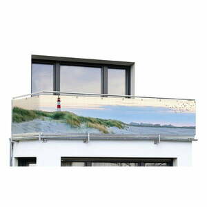 Műanyag belátásgátló erkélyre 500x85 cm North Sea Coast – Maximex kép