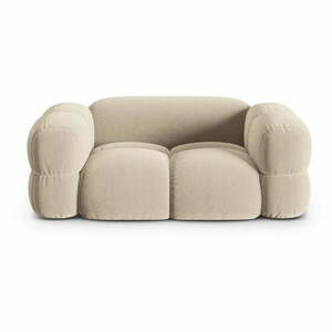 Bézs bársony kanapé 180 cm Loretto – Cosmopolitan Design kép
