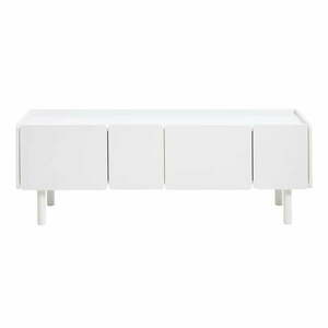 Fehér TV-állvány 160x55x45 cm Bera – Unique Furniture kép