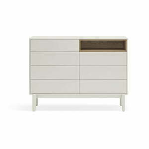 Krémszínű komód 120x90x40 cm Corvo – Teulat kép
