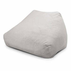 Világosszürke kordbársony babzsákfotel Sofa Snug – SLOWDOWN kép