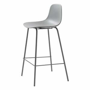 Szürke műanyag bárszék (ülésmagasság 67, 5 cm) Whitby – Unique Furniture kép