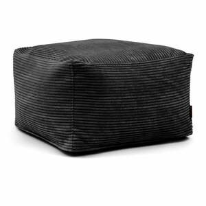 Fekete kordbársony babzsákfotel Softbox MooG – SLOWDOWN kép