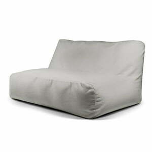 Világosszürke buklé babzsákfotel Sofa Tube 160 – SLOWDOWN kép