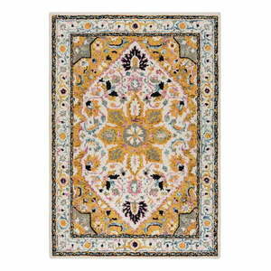 Sárga gyapjú szőnyeg 290x200 cm Dahlia - Flair Rugs kép