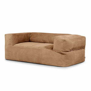 Barna kordbársony babzsákfotel Sofa MooG – SLOWDOWN kép