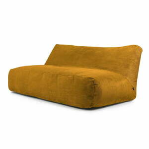 Mustársárga kordbársony babzsákfotel Sofa Tube 190 – SLOWDOWN kép
