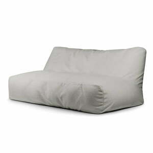 Világosszürke buklé babzsákfotel Sofa Tube 190 – SLOWDOWN kép