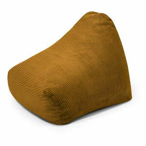 Mustársárga kordbársony gyerek babzsákfotel Snug 80 – SLOWDOWN kép