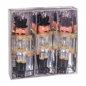 Karácsonyfadísz készlet 3 db-os 13 cm Soldier – Casa Selección kép