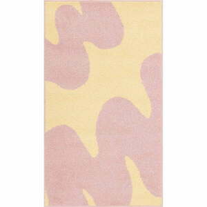 Sárga-rózsaszín gyerek szőnyeg 80x150 cm Hugsy Vanilla – FD kép