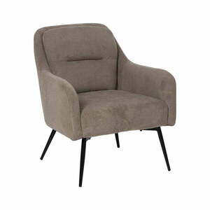Szürkésbarna zsenília fotel Classic – Ixia kép