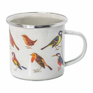 Fehér-barna bögre 310 ml Vintage Birds – Sass & Belle kép