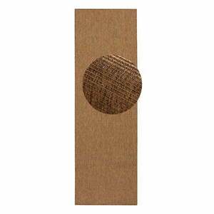 Barna kültéri-beltéri futószőnyeg 80x250 cm Nature – Hanse Home kép