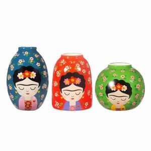 Kerámia váza készlet 3 db-os (magasság 8 cm) Floral Frida – Sass & Belle kép