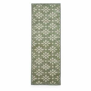 Zöld mosható futószőnyeg 76x230 cm Coral Green – Think Rugs kép