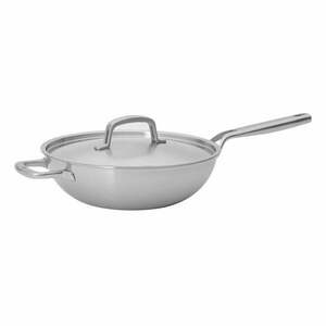 Wok rozsdamentes acél serpenyő fedővel ø 30 cm Lucca 3.0 – FABINI kép