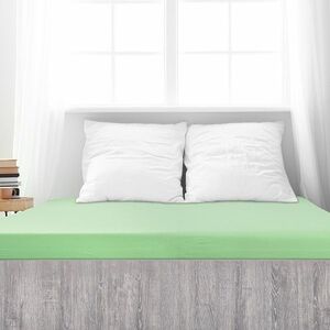 4Home Premium jersey lepedő zöld, 90 x 200 cm, zöld, 90 x 200 cm kép