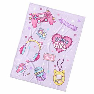 BedTex Gamer Girl gyermek takaró, 130 x 170 cm kép