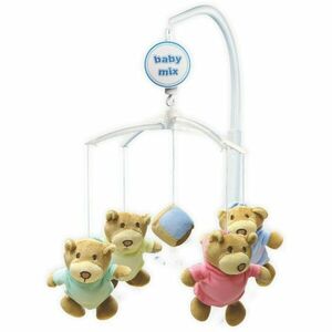 Baby Mix Babamobil medvedek és kocka, átmérő 36 cm kép